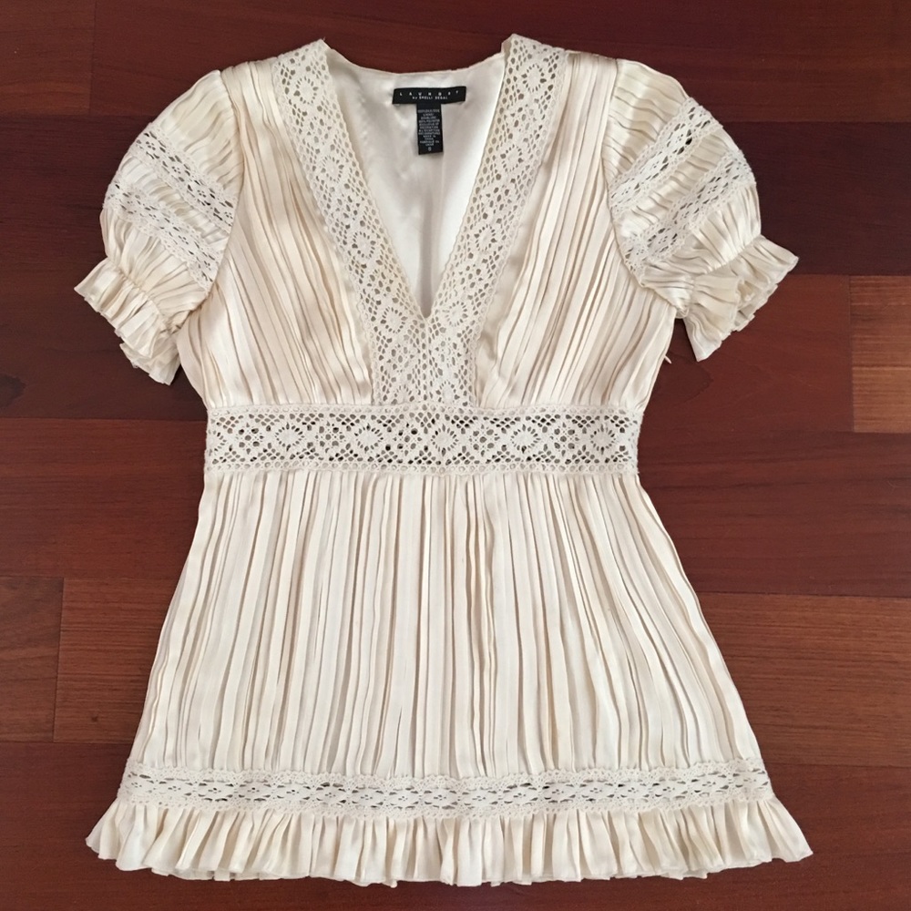 LAUNDRY by Shelli Segal Silk Top